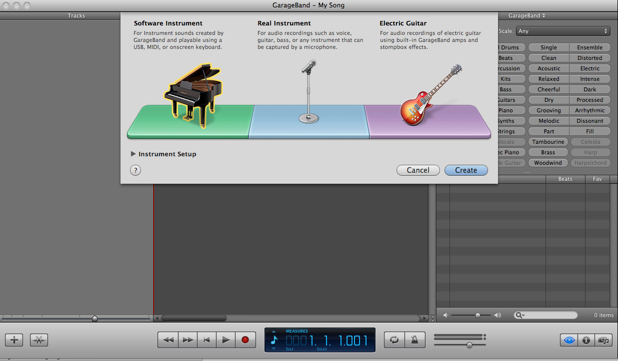 garageband how to speed up a track